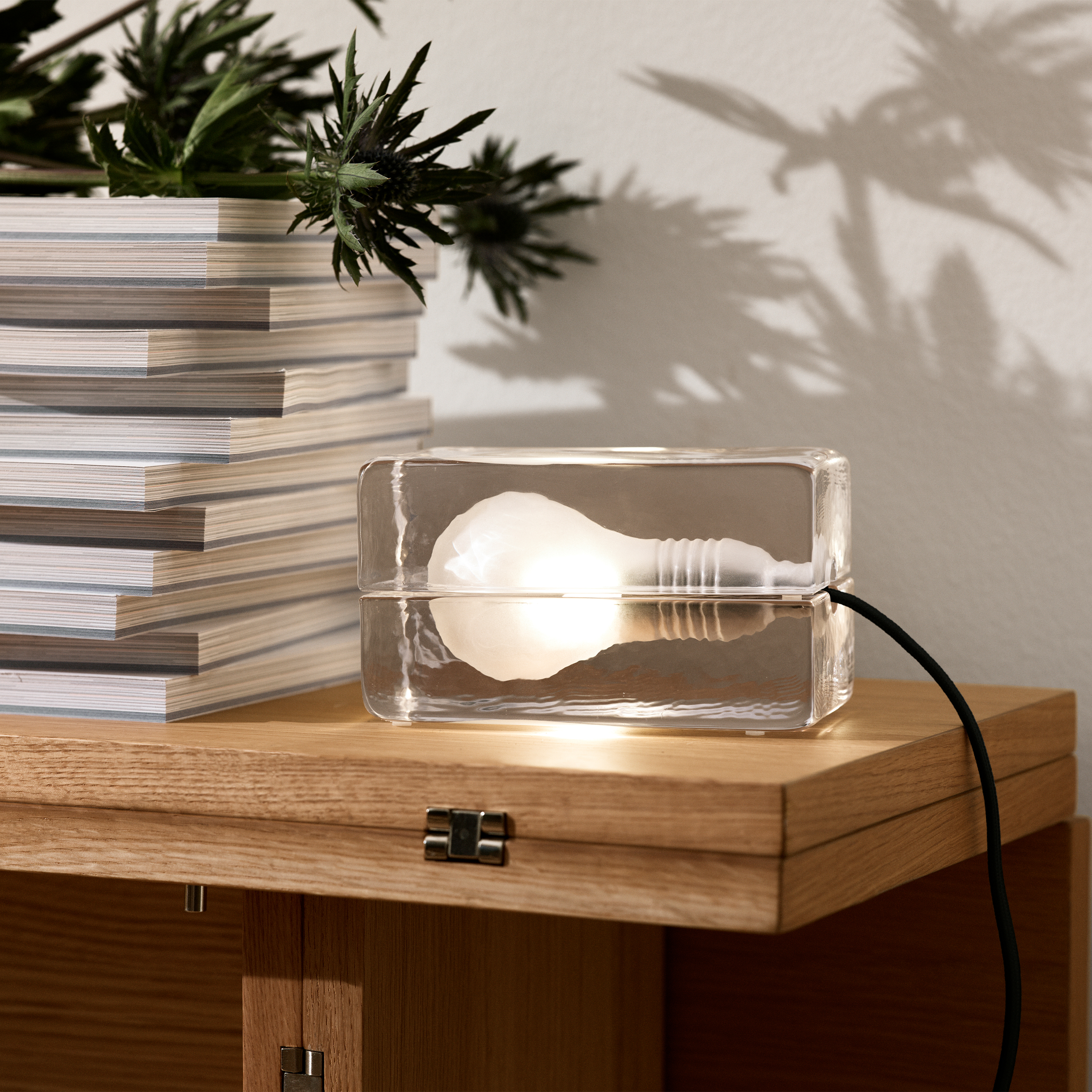 Block Lamp Svart sladd