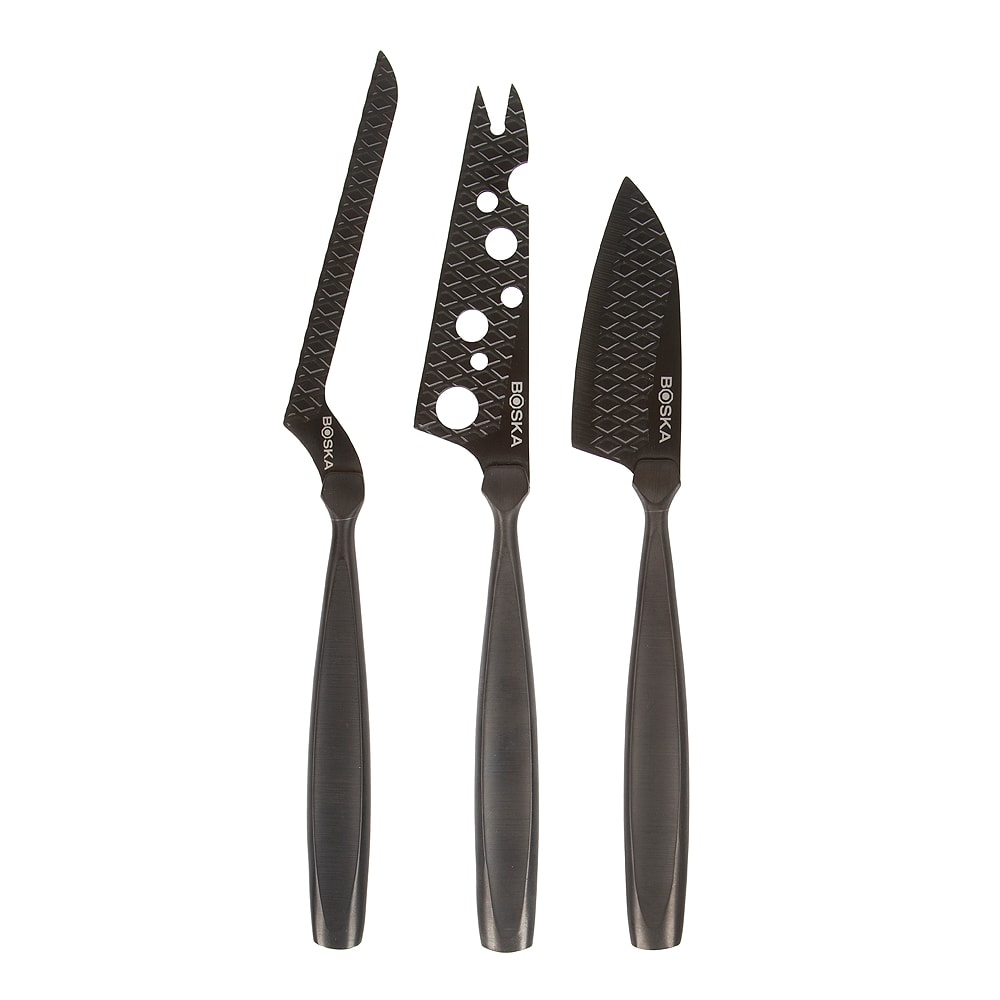 Monaco+ Ostkniv Mini 3-pack Svart