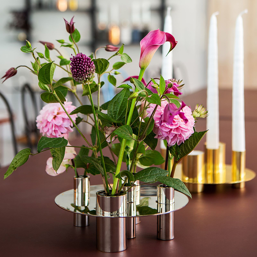 Awa Vas/Ljusstake 20x7,5 cm Rostfri