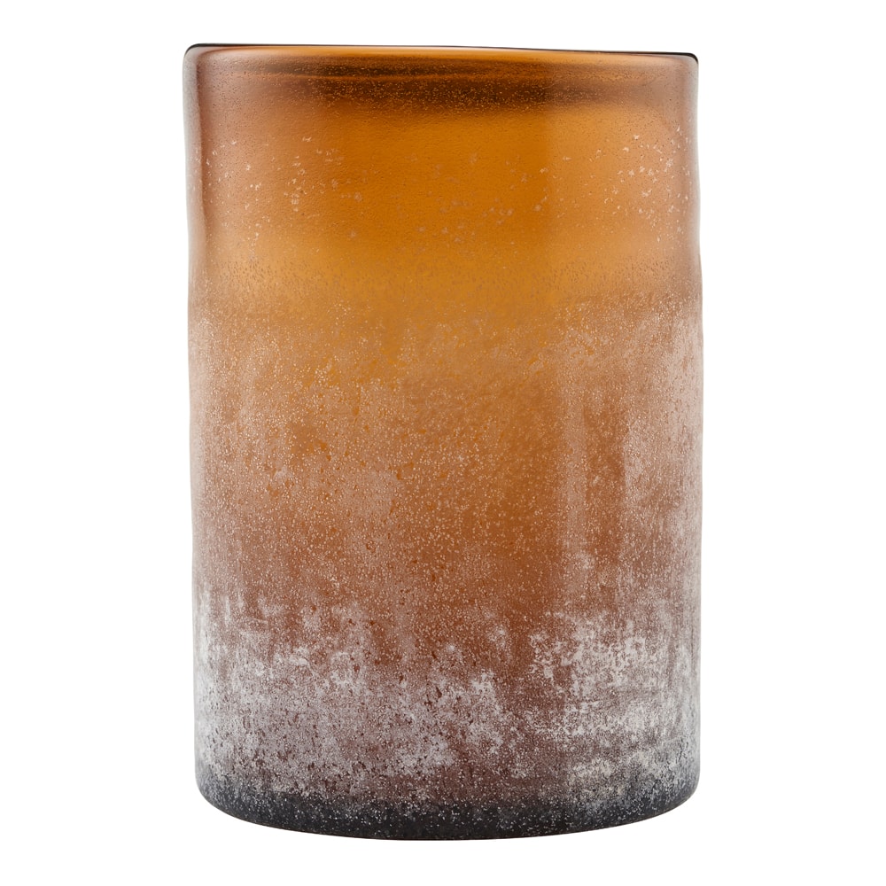Mist Ljushållare Glas 19,5 cm Brun