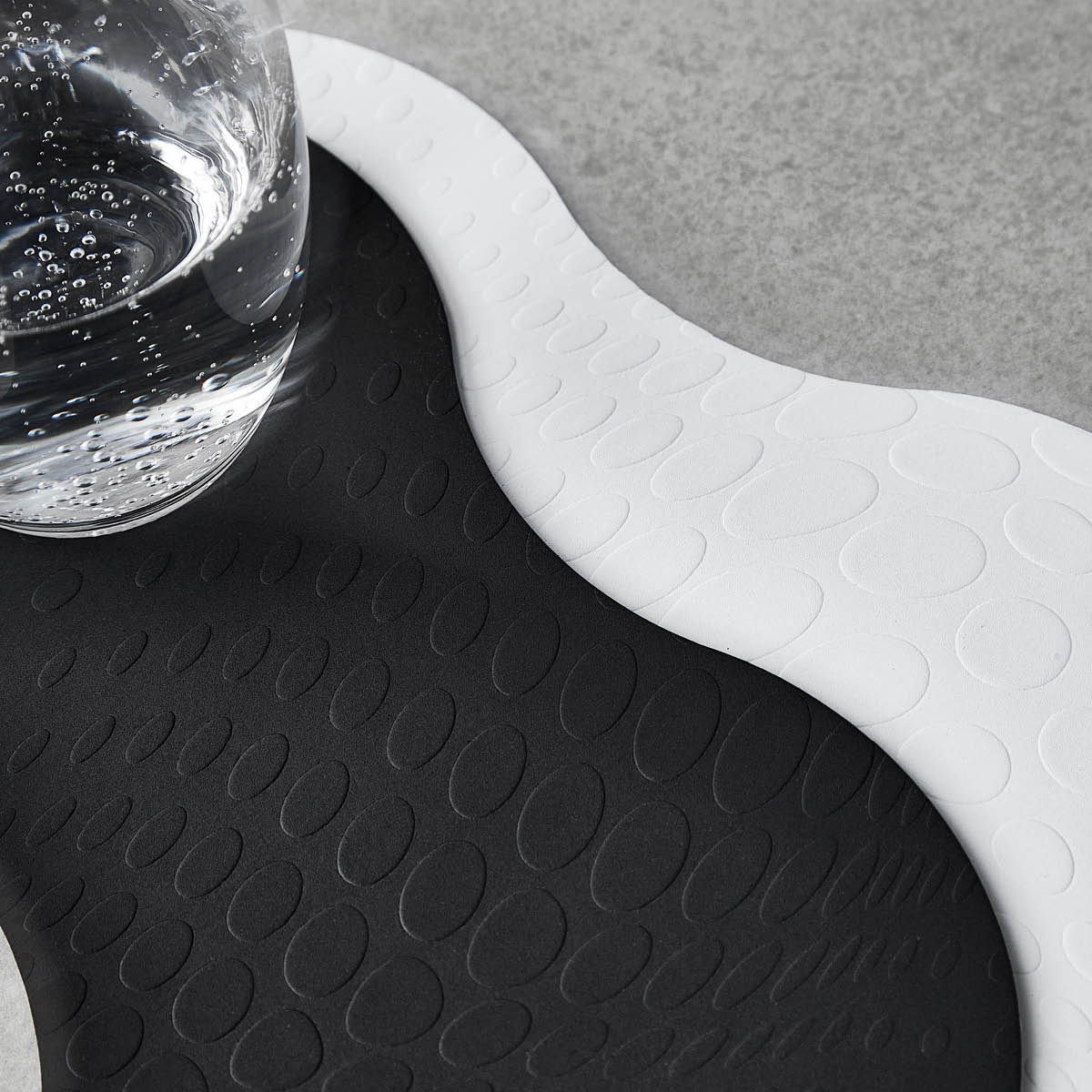 Glasunderlägg 24x12 cm 4-pack Mozzarella