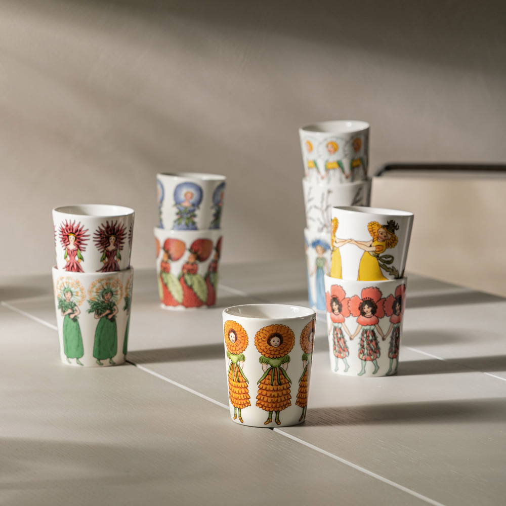 Elsa Beskow Mugg 28 cl Vallmo