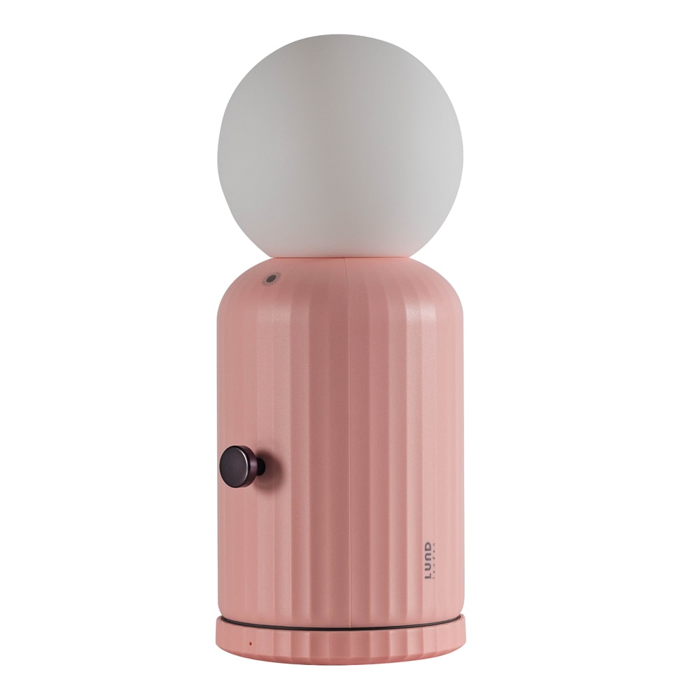 Skittle Lampa med Laddare Pink