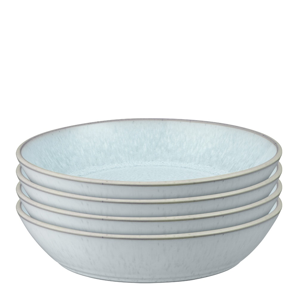 Pastatallrik 22 cm 4-pack Grön/Vit
