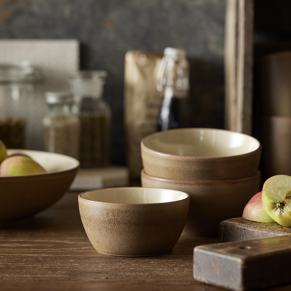 BITZ Skål 14 cm Wood/Sand