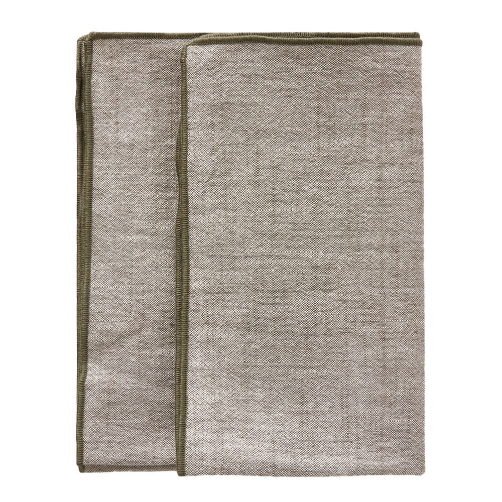 Eline Servetter 2x45x45 cm Grön