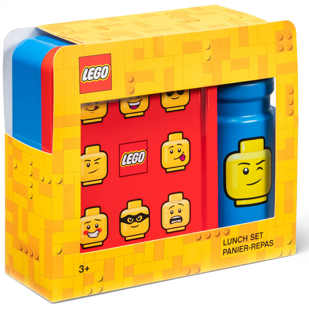 Lunchbox set Ikonisk Blå/Röd