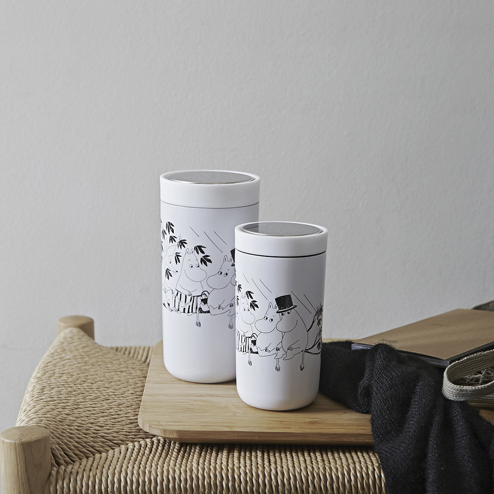 Mumin To Go Click Mugg 40 cl Soft White