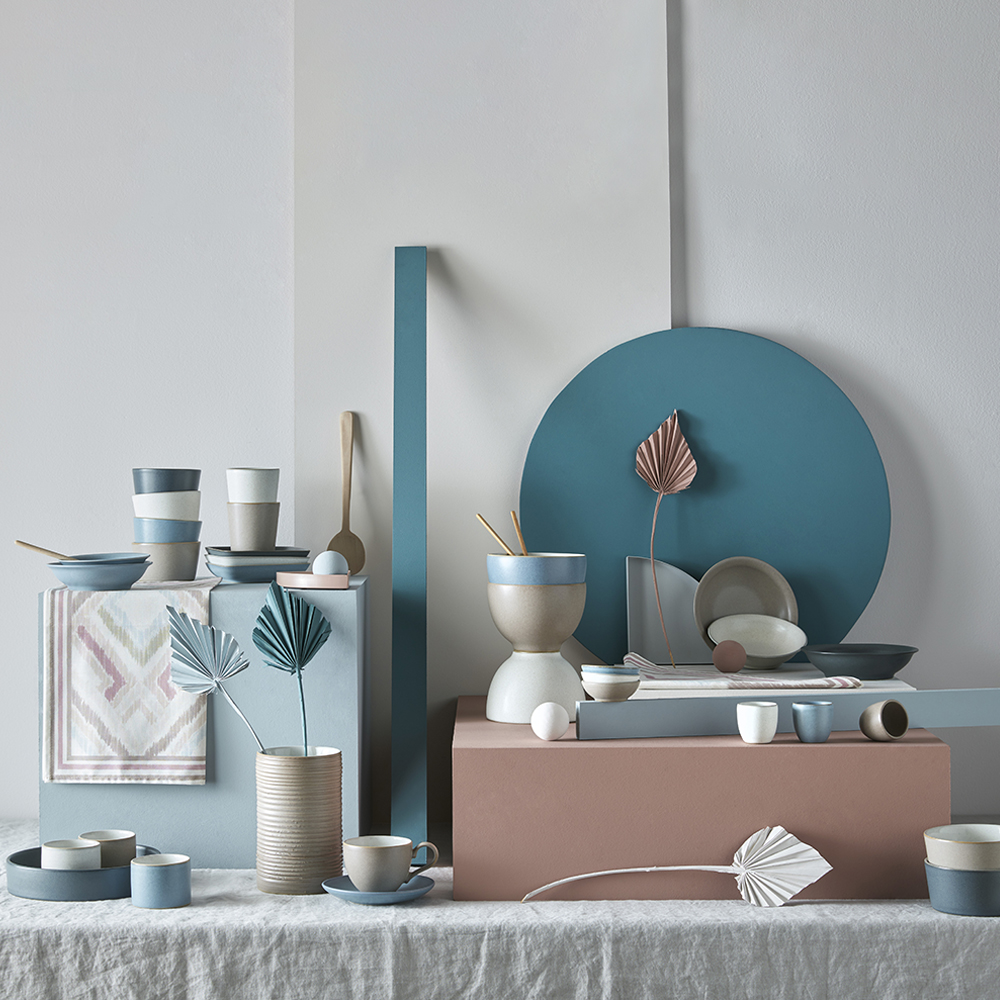 Impression Skål 13 cm Blå