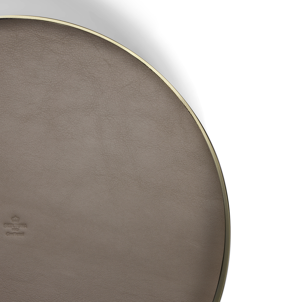 Karui Bricka Stor 34 cm Mässing/Taupe Grey