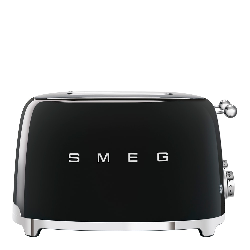 Smeg 50's style Brödrost 4 skivor kvadrat Svart