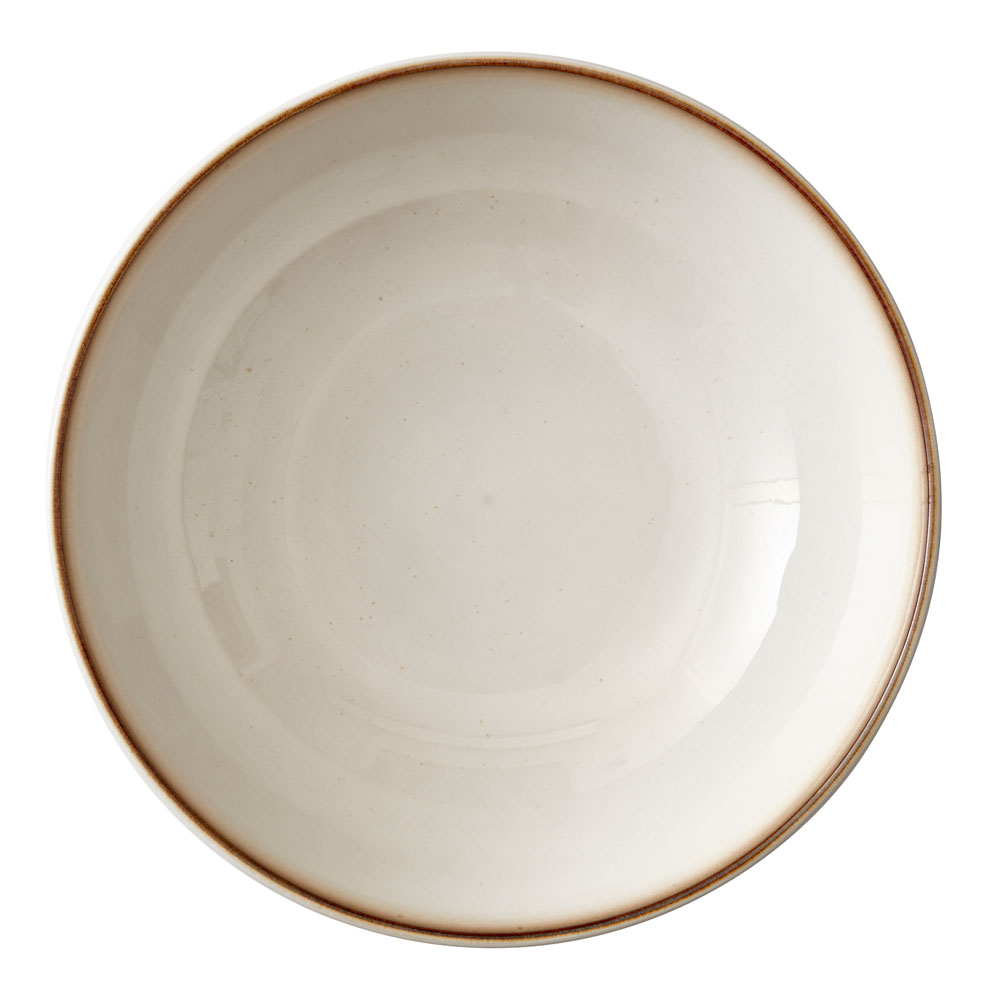 Salladsskål 24 cm Gräddvit