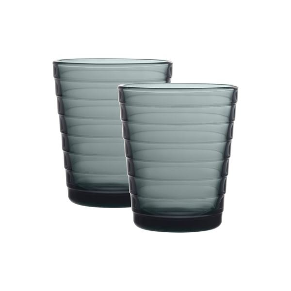 Aino Aalto Glas 22 cl 2-pack Mörkgrå
