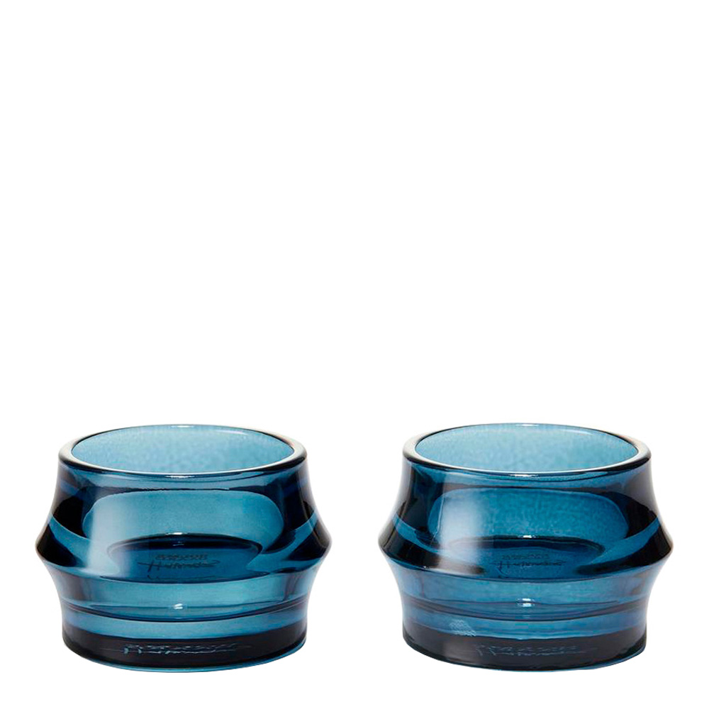 Arc Ljuslykta 7,2 cm 2-pack Mörkblå