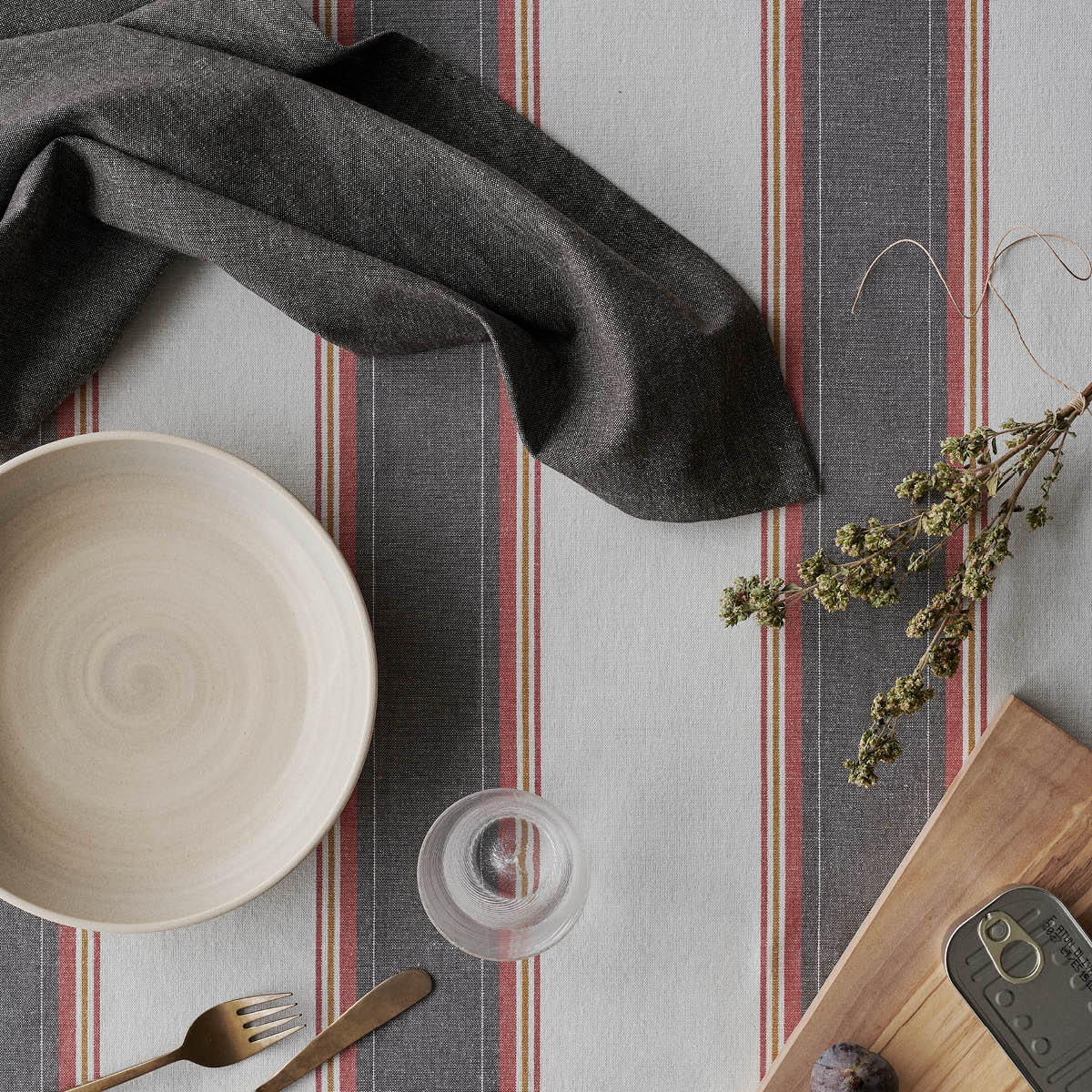 Tygservett 55x55 cm Earth