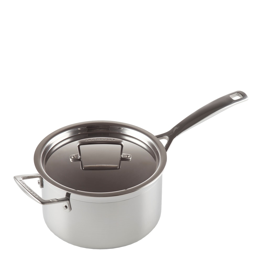 3Ply Kastrull med lock 20 cm 3,8 L