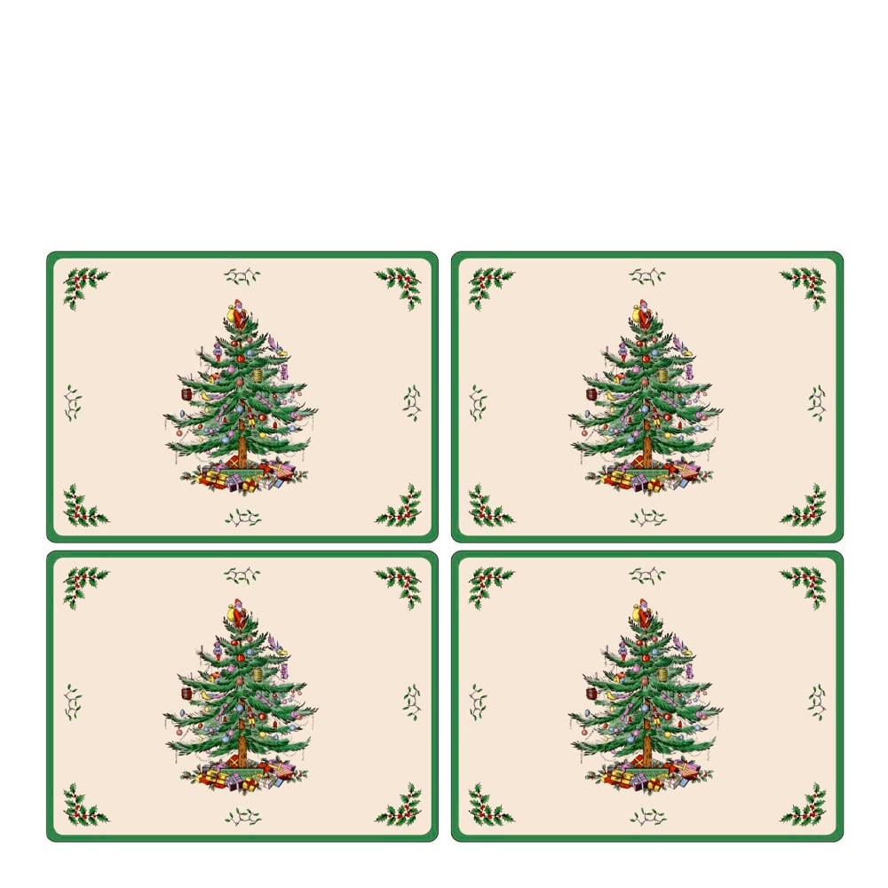 Christmas Tree Tablett 30x40 cm 4-pack