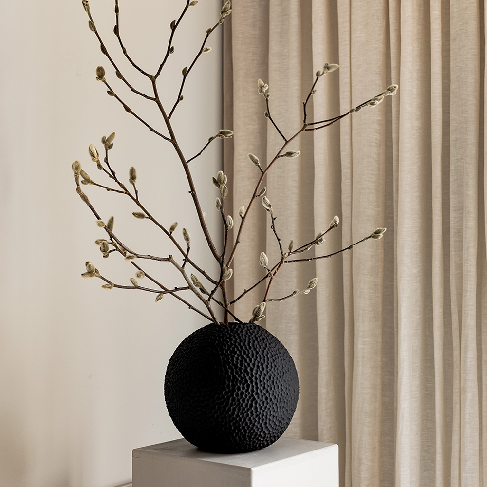 Kaia Vas 25 cm Svart