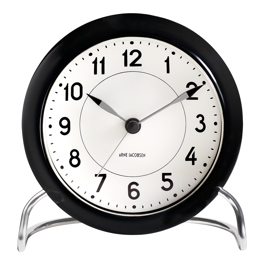 Station Bordsur 11 cm Svart/Krom