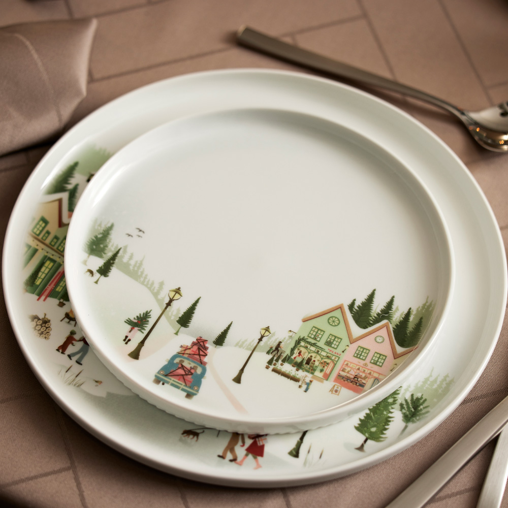 Vinter Tallrik 20 cm Vit