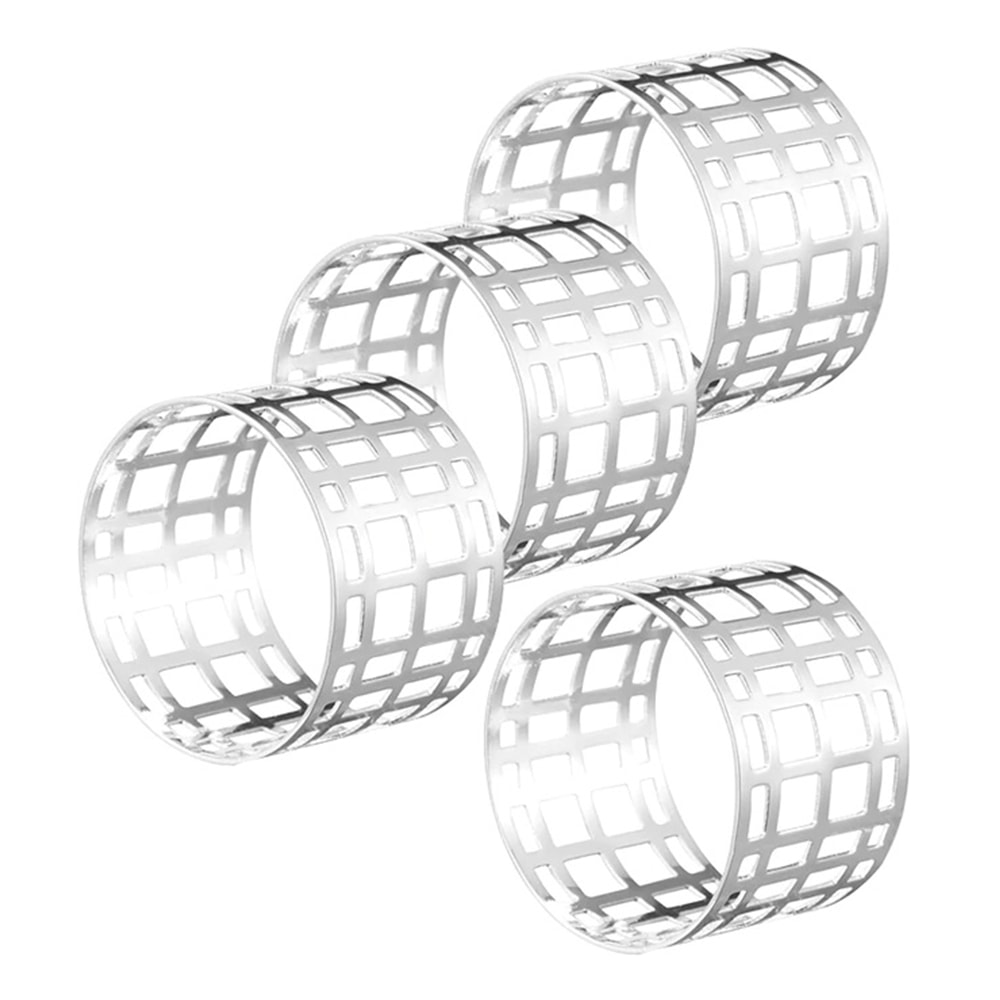 Servina Servettringar 4,5 cm 4-pack Silver