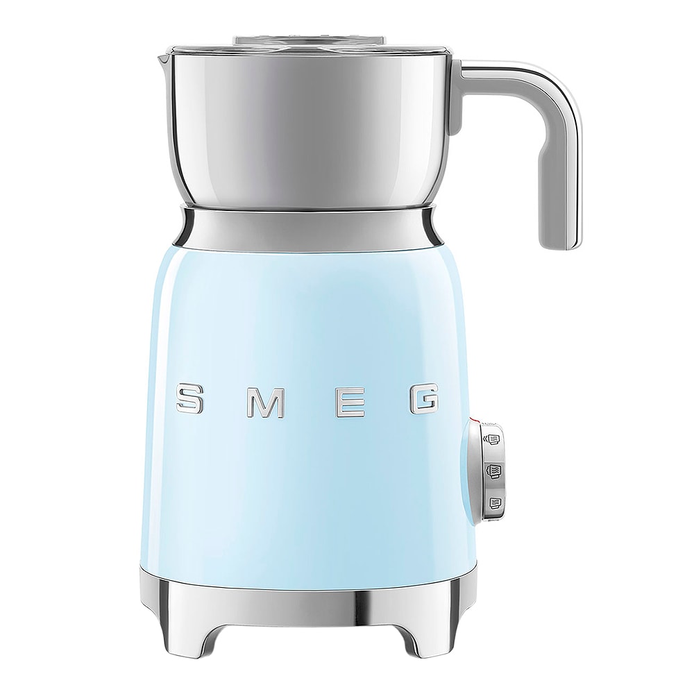 Smeg 50's Style Mjölkskummare Blå
