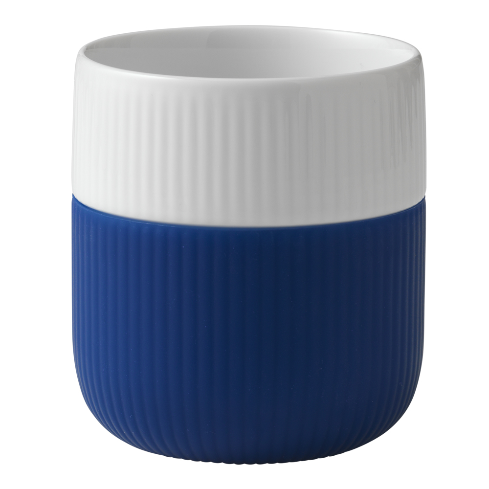 Fluted Contrast Mugg 33 cl Mega Blå
