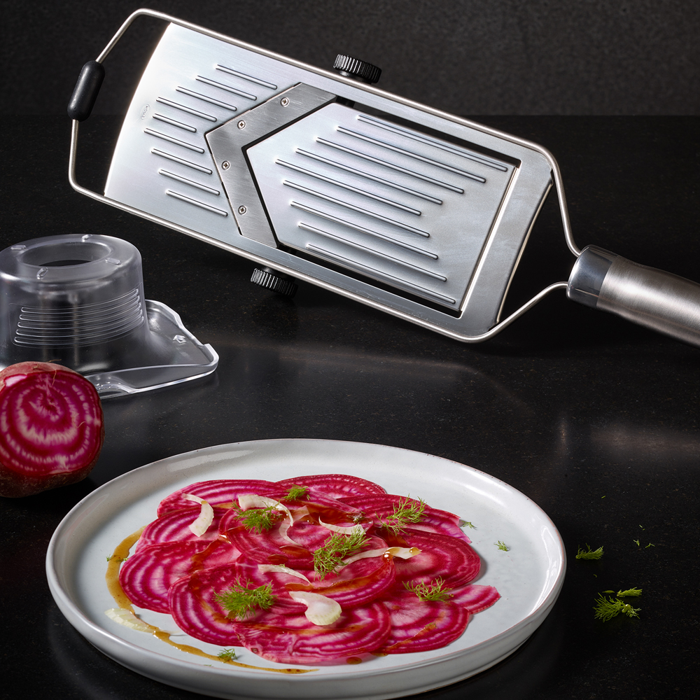 Mandolin Stål V-skär 46 cm