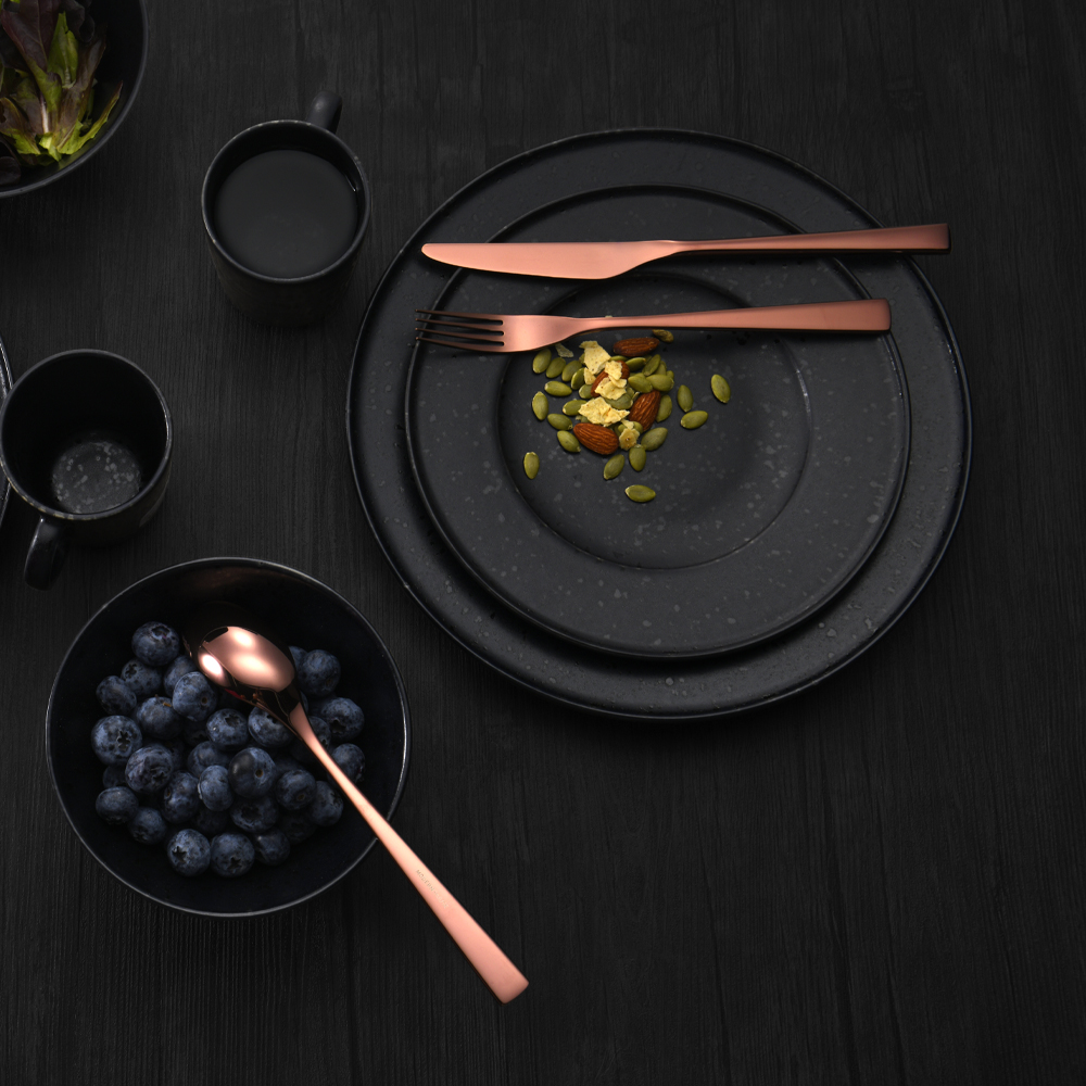 Black Rose Bestickset 16 delar Koppar