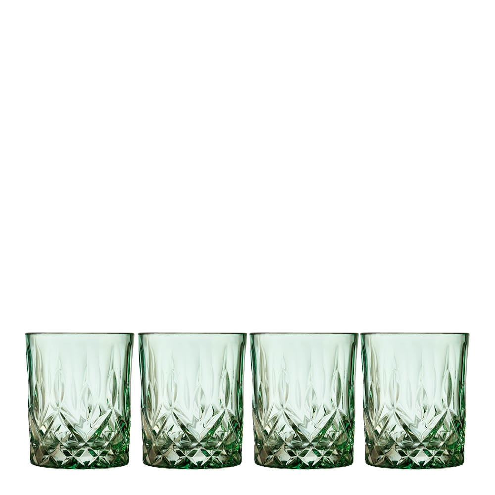 Sorrento Whiskyglas 32 cl 4-pack Grön