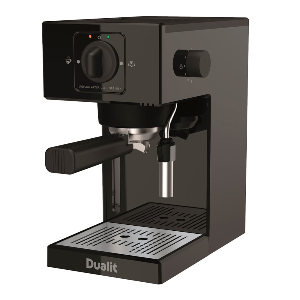 Square Espressomaskin 24x28 cm Svart