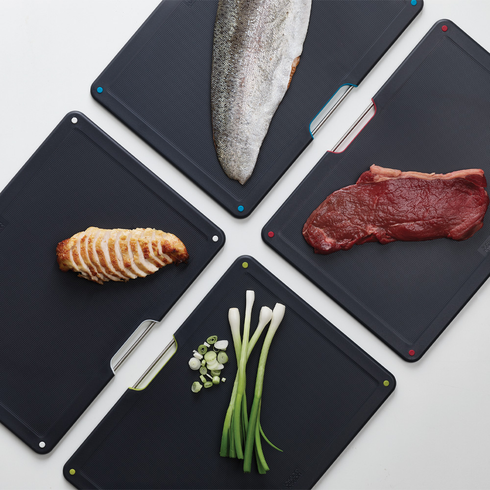 Folio Steel Skärbräda Set 35,5x26,5 cm Svart