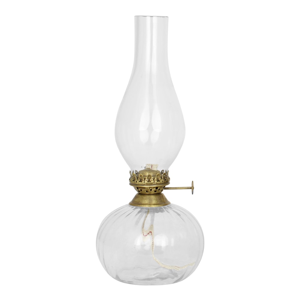 Elisabeth Fotogenlampa rund 28 cm Klar/Mässing