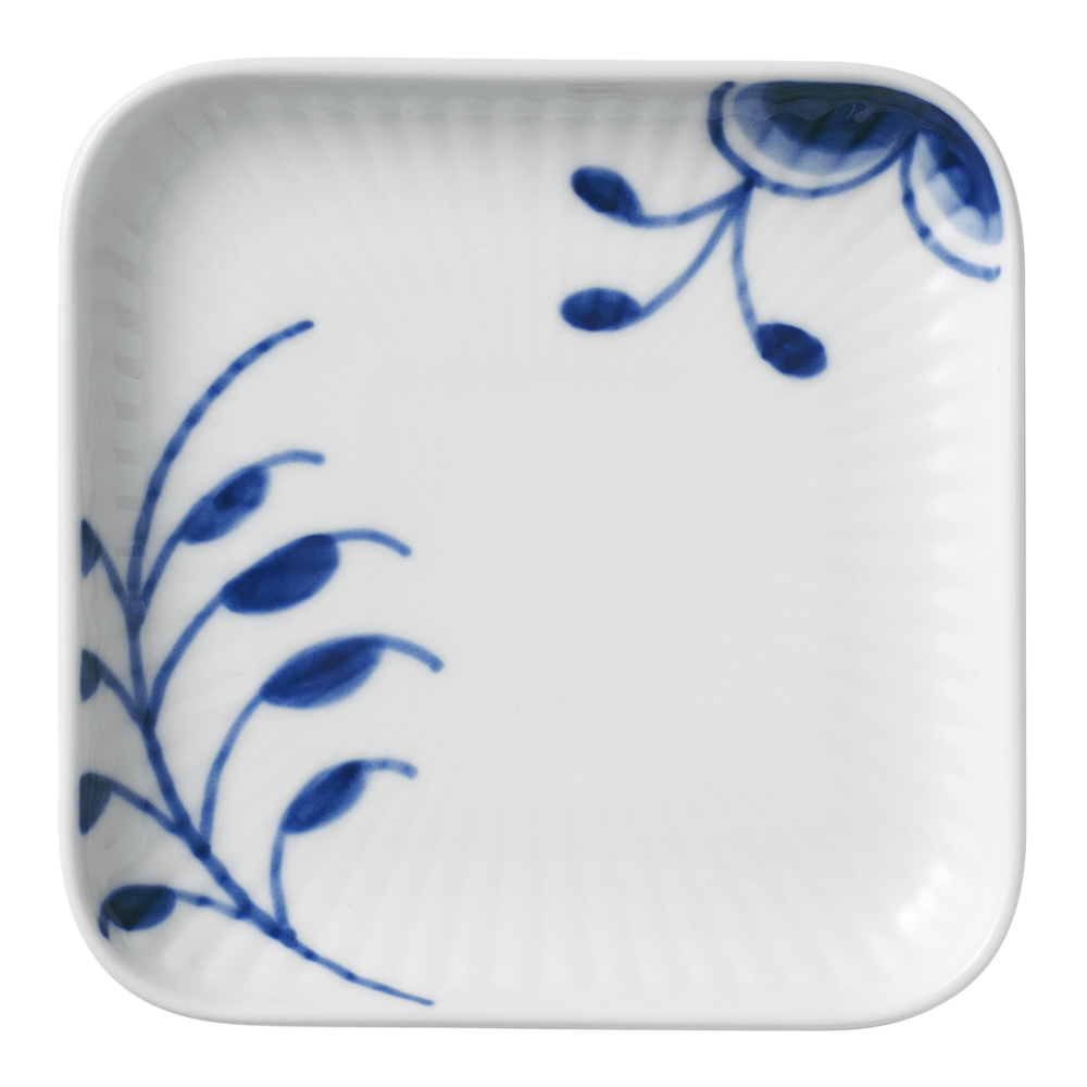 Blue Fluted Mega Tallrik 9x9 cm