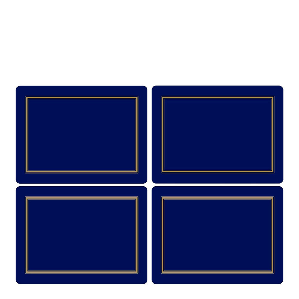 Classic Tablett 40x30 cm 4-pack Midnatt