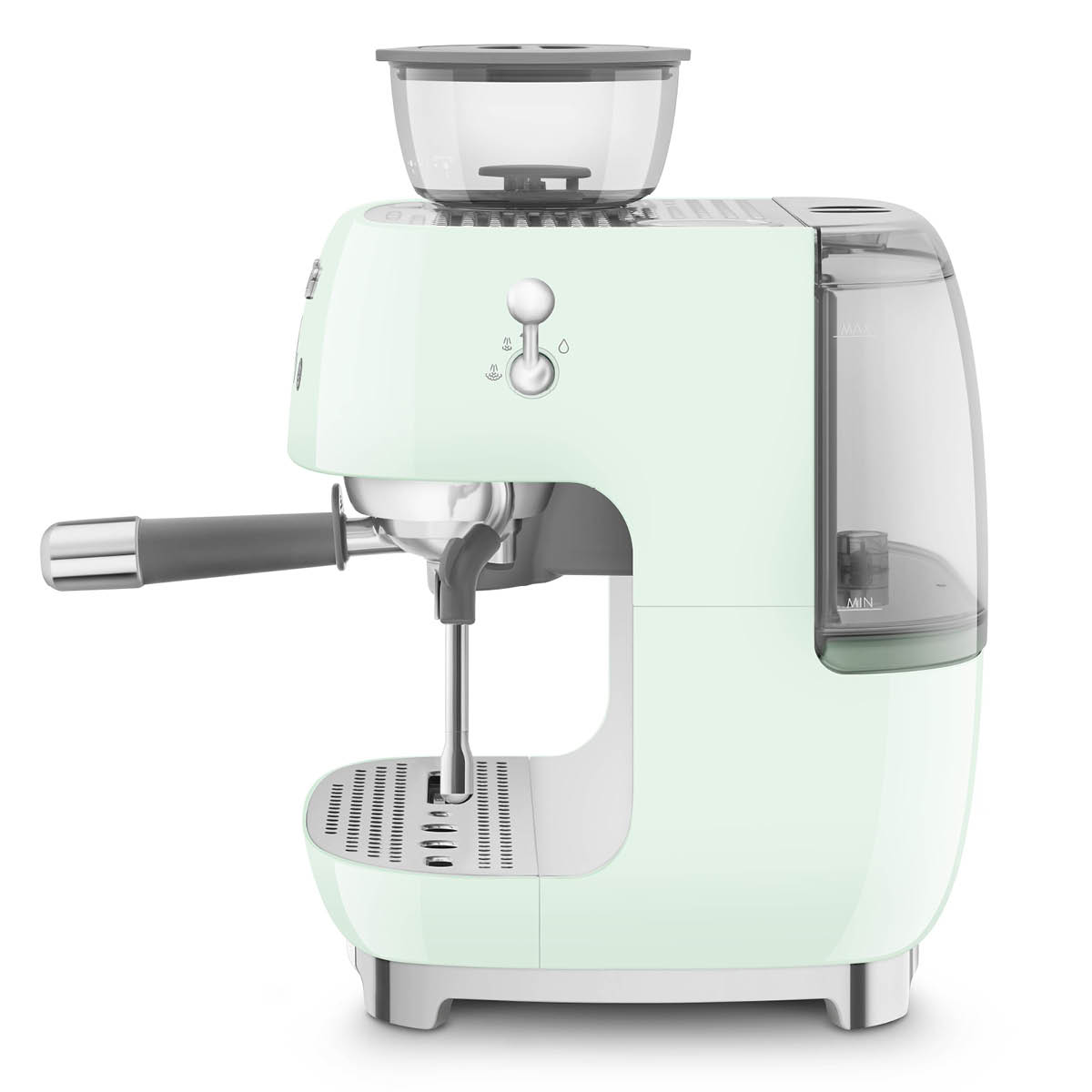 Smeg Manuell Kaffemaskin med Kvarn Pastellgrön
