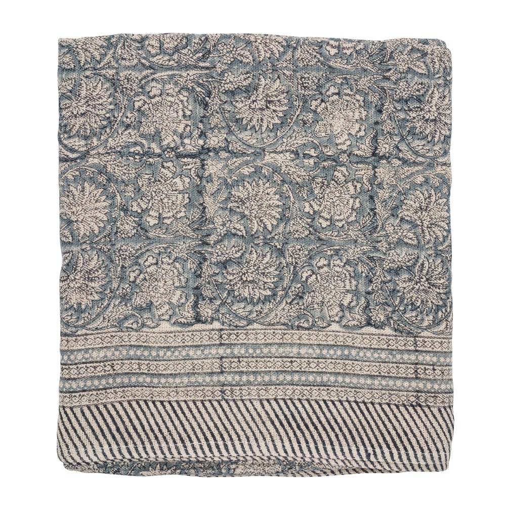 Paradis Bordsduk Linne 170x270 cm Linblå