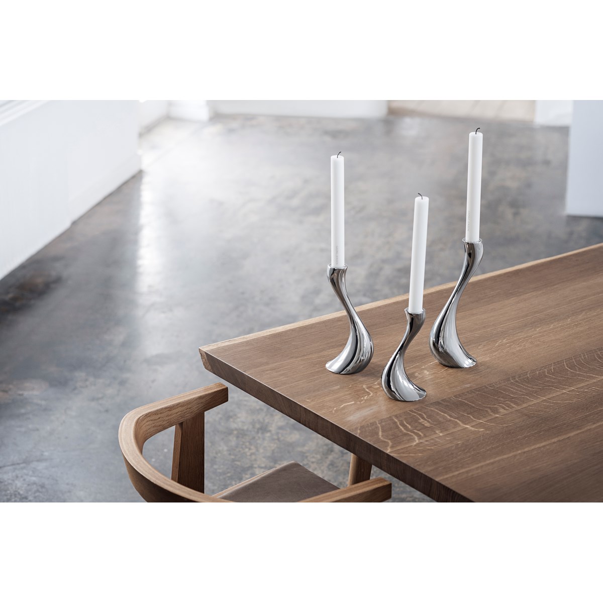 Cobra Ljusstake 3-pack Rostfri