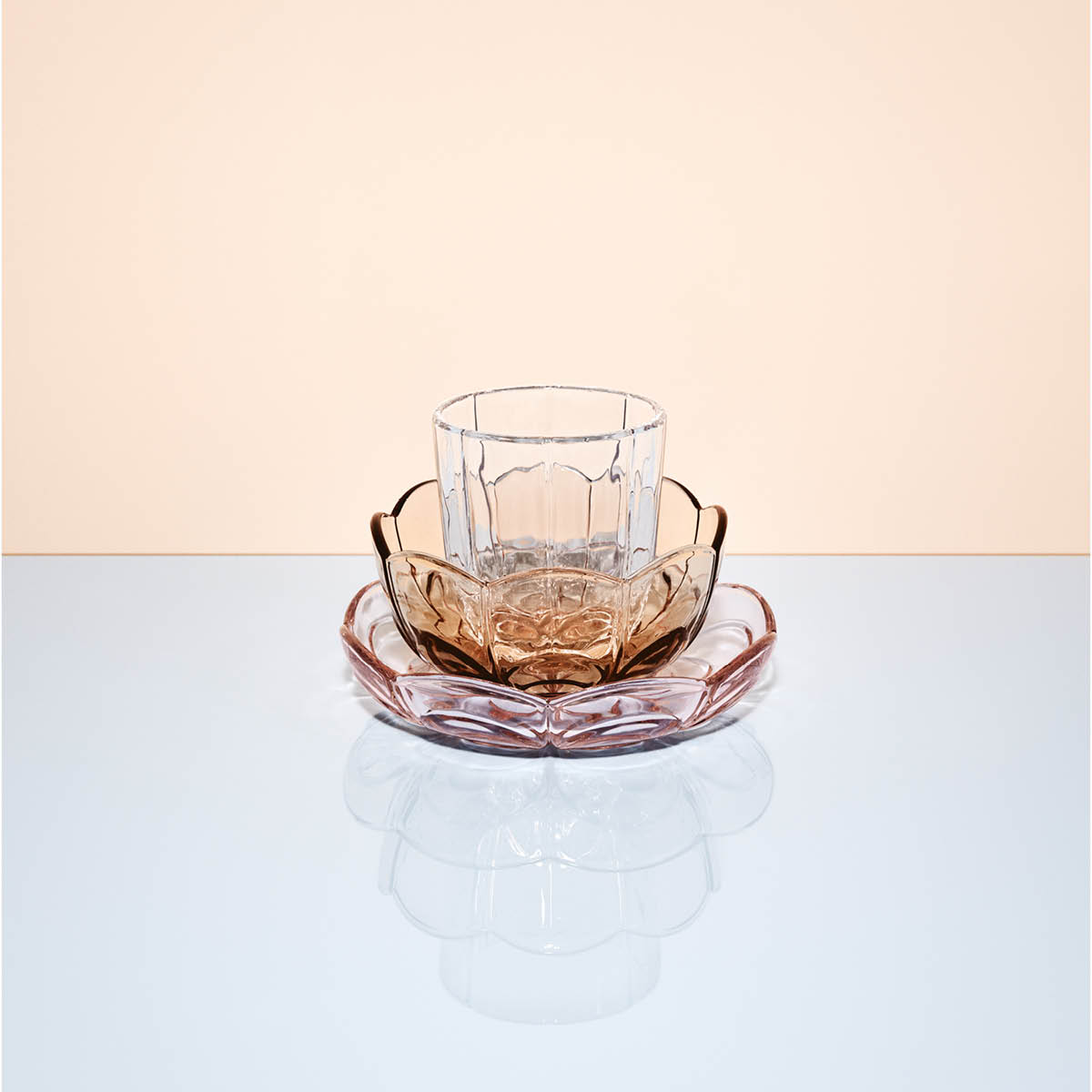 Lily Skål 13 cm 2-pack Toffee Rose