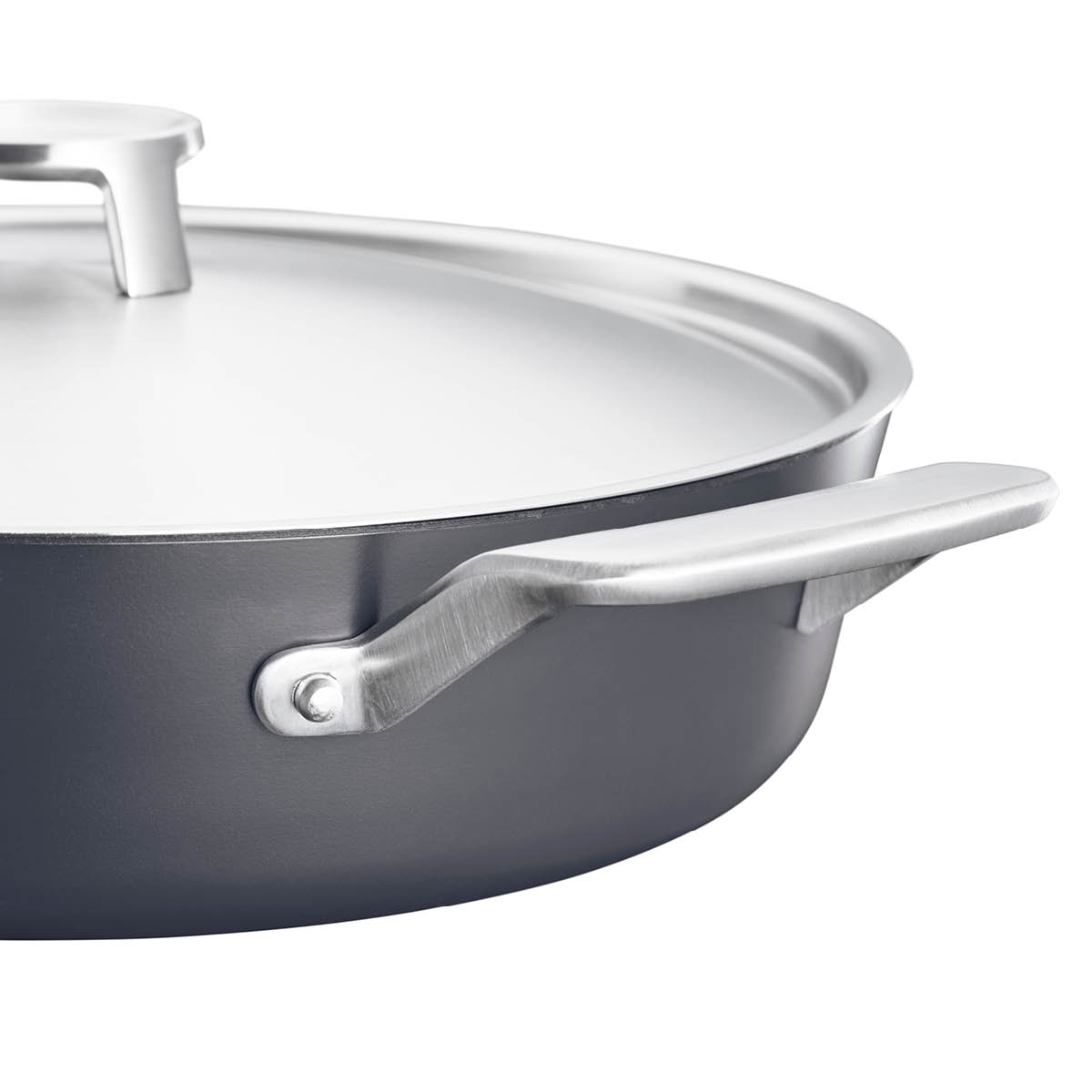 Taiten Ugnspanna med lock 28 cm Svart