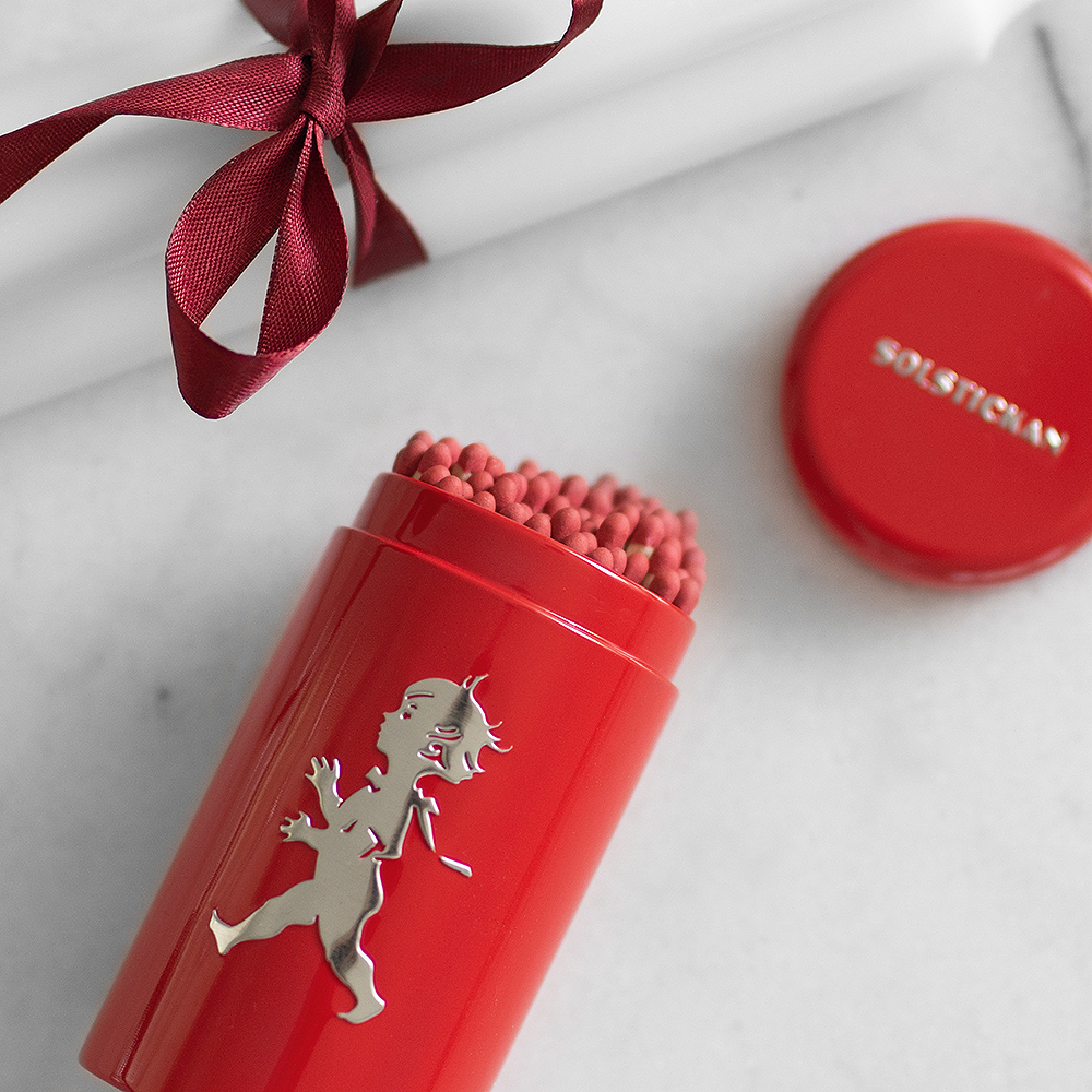 Tändsticksrör 10 cm Röd