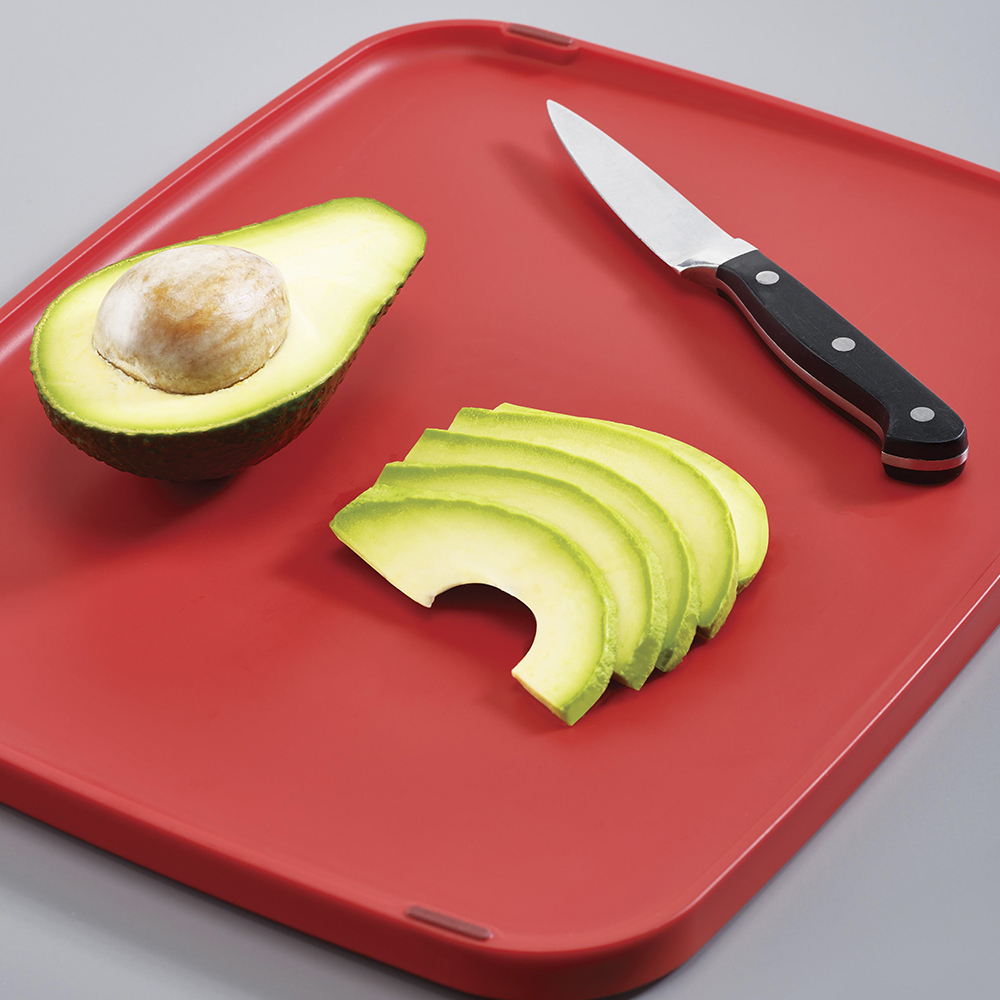 Duo Skärbräda 35x15 cm Röd