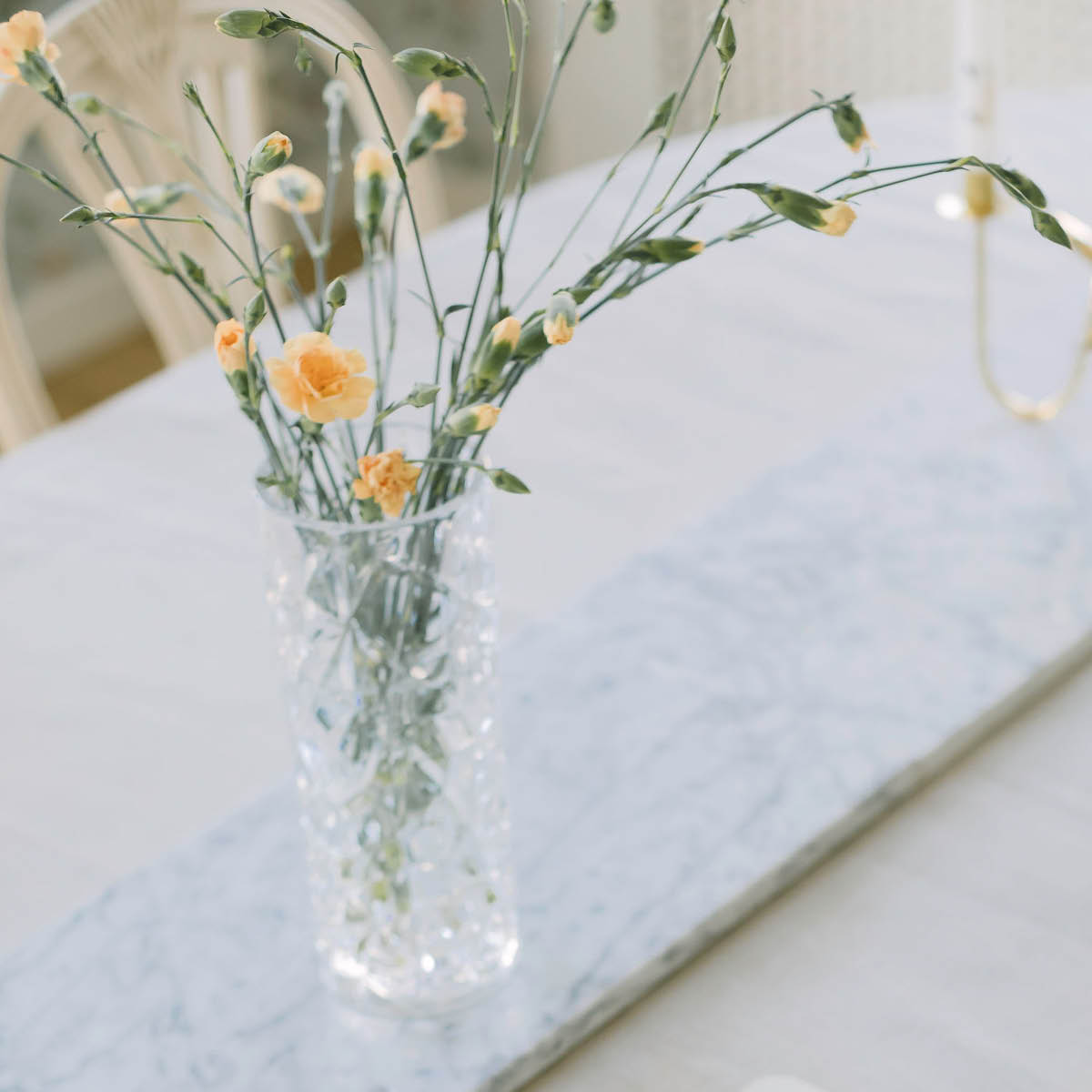 Elegant Vas Kristall Rak 24,5 cm Klar