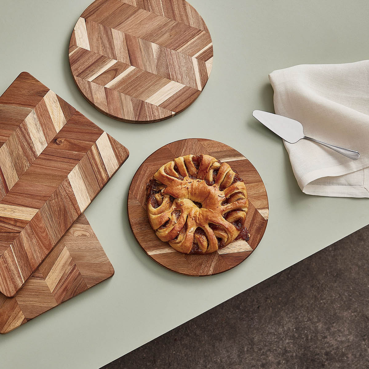 Raw Skärbräda 28x1,8 cm Teak