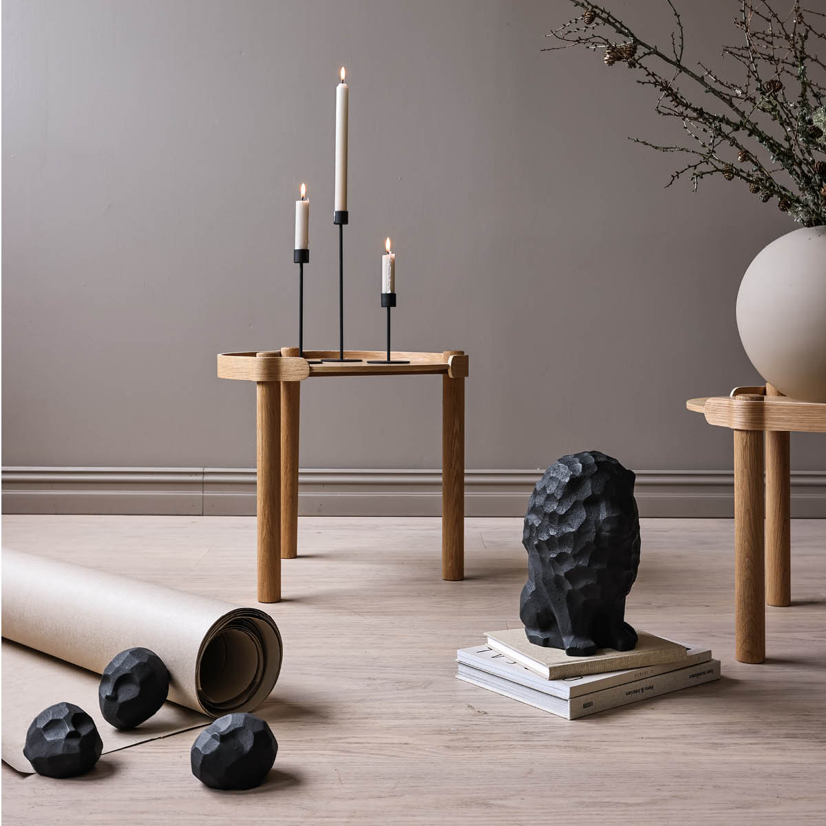 Pebble Skupltur 3-pack