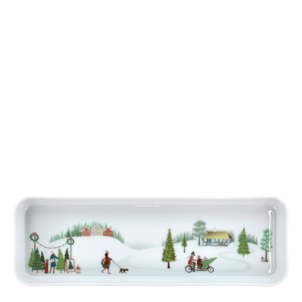 Vinter Fat 36x12 cm Vit