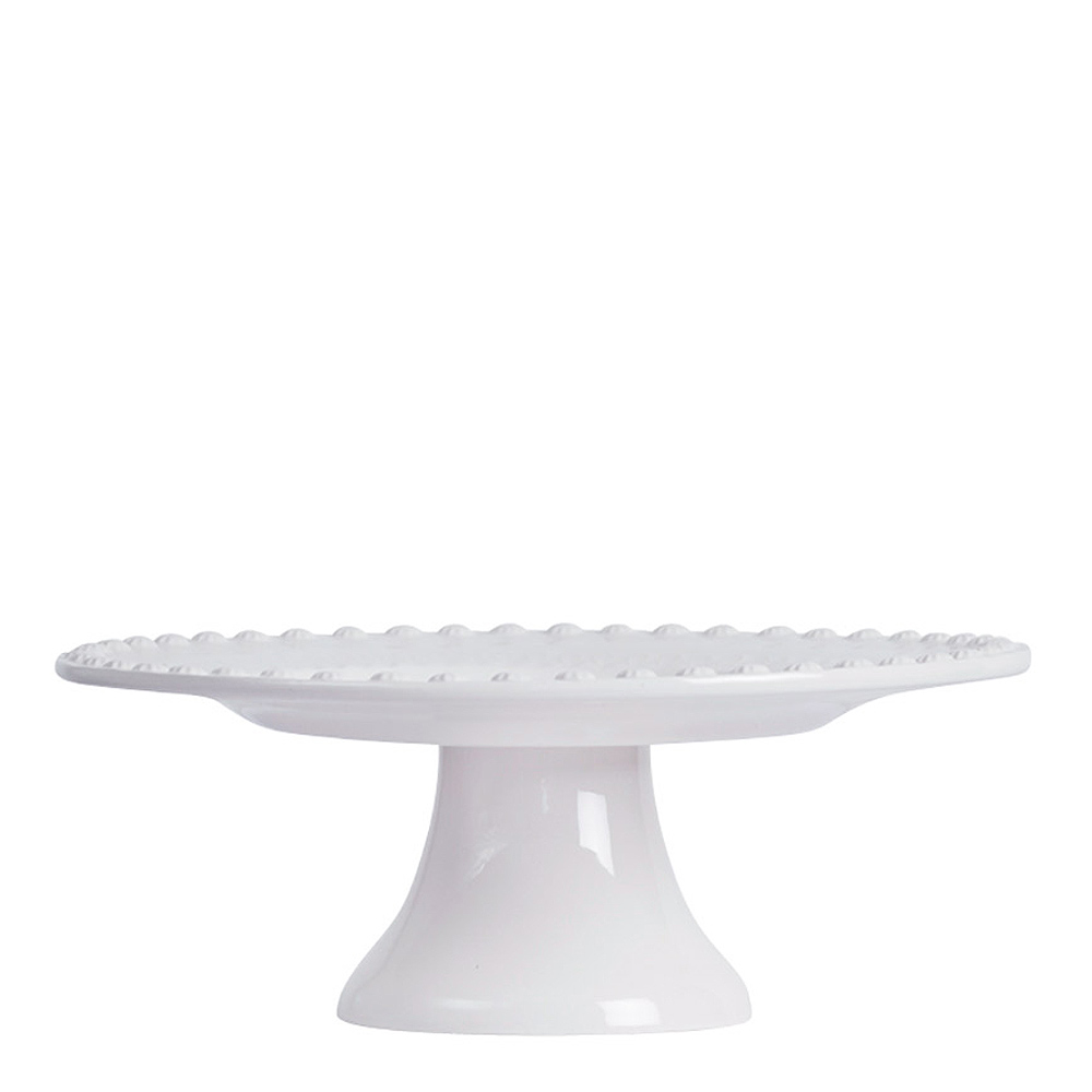 Daisy Tårtfat 22 cm Vit