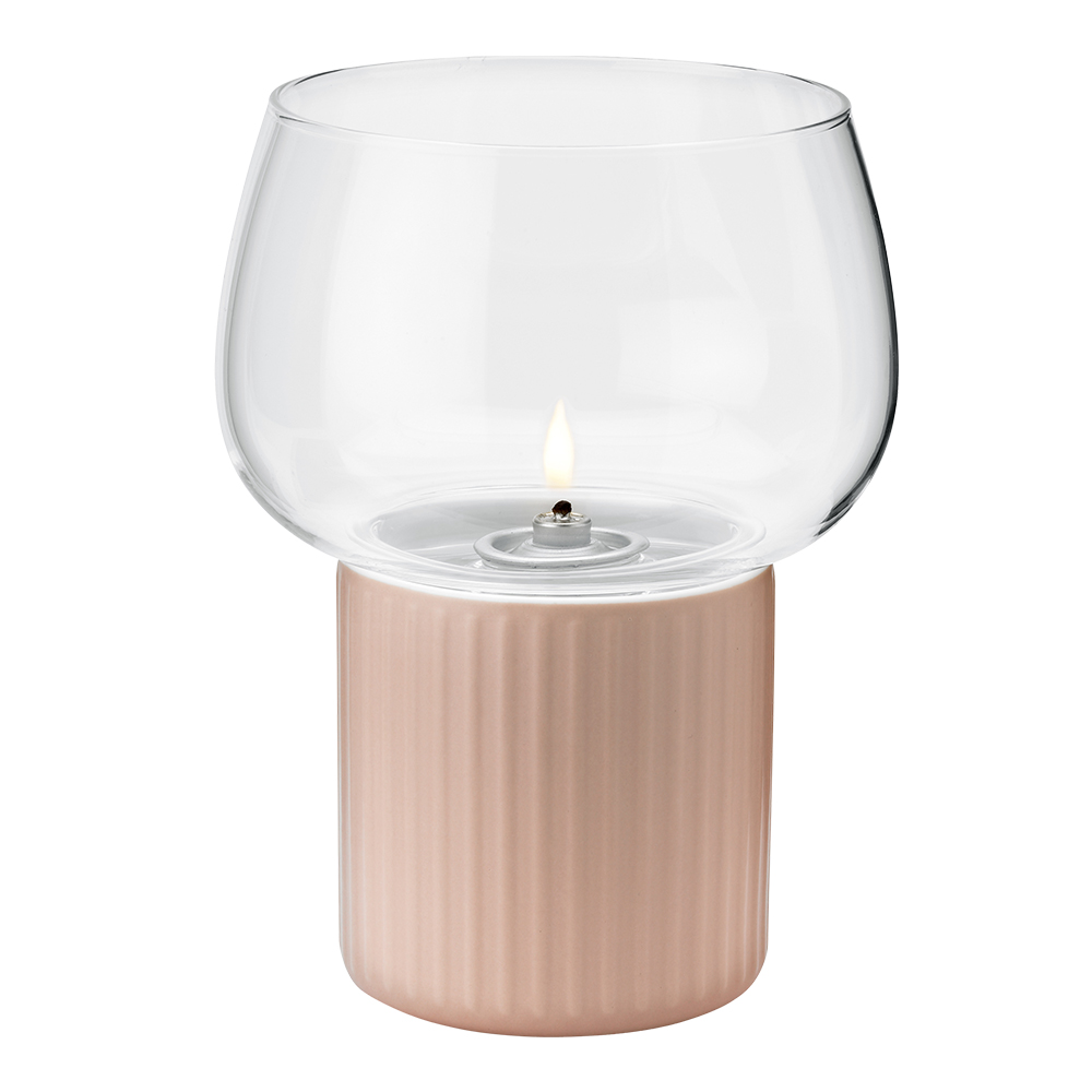 Hygge Hurricane Ljuslykta 16 cm Rose