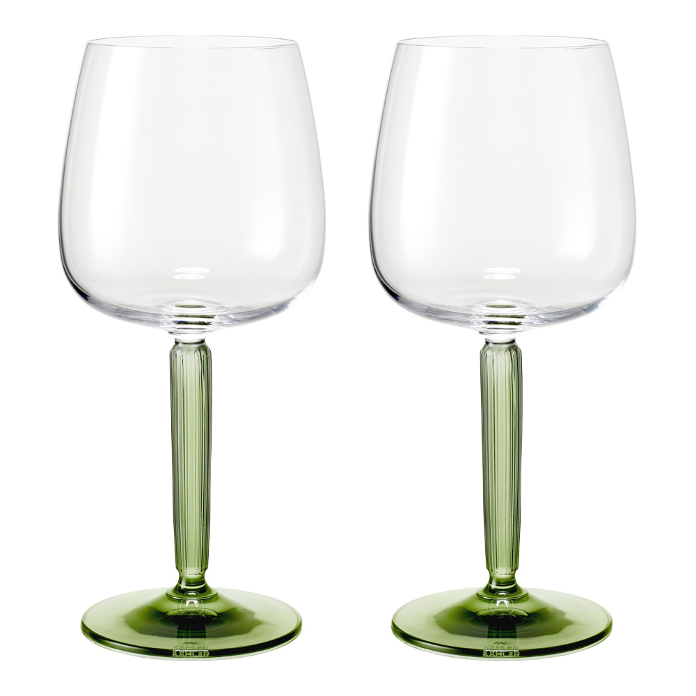 Hammersh?i Rödvinsglas 49 cl 2-pack Grön