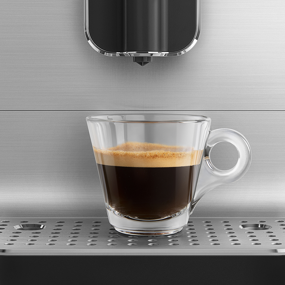 Smeg 50's Style Helautomatisk Kaffemaskin Svart